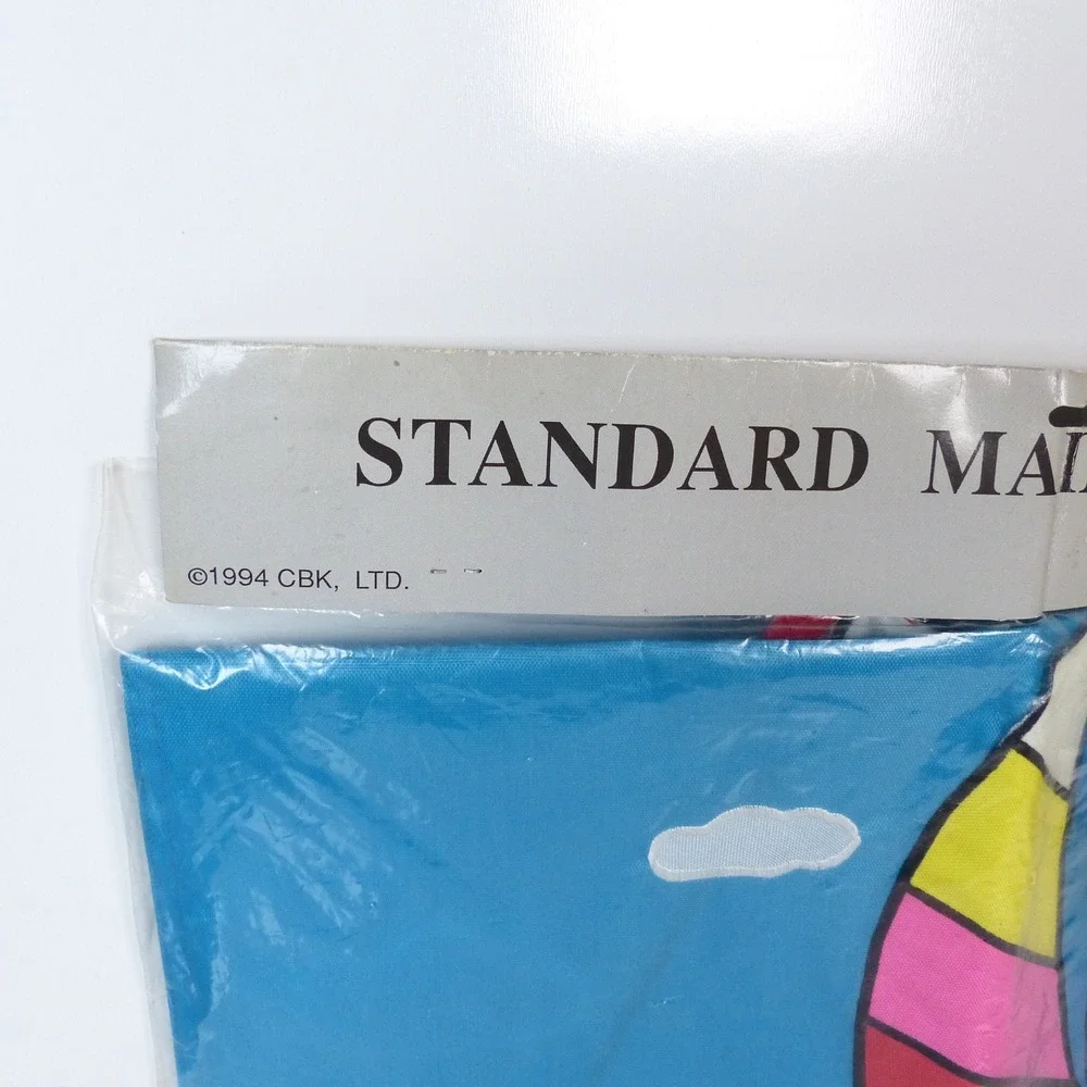 CBK Sailboat Mailbox Cover Vintage 1994 Nautical Banner Decor 18x20 Neon 90s NOS